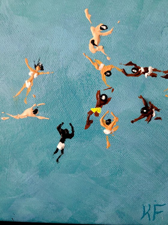 Swimming together 5