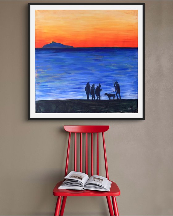 Sunset on the beach