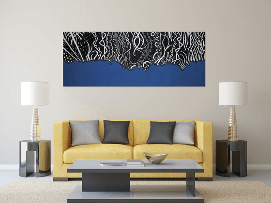 The Diamond sea #2 (218x84 cm)