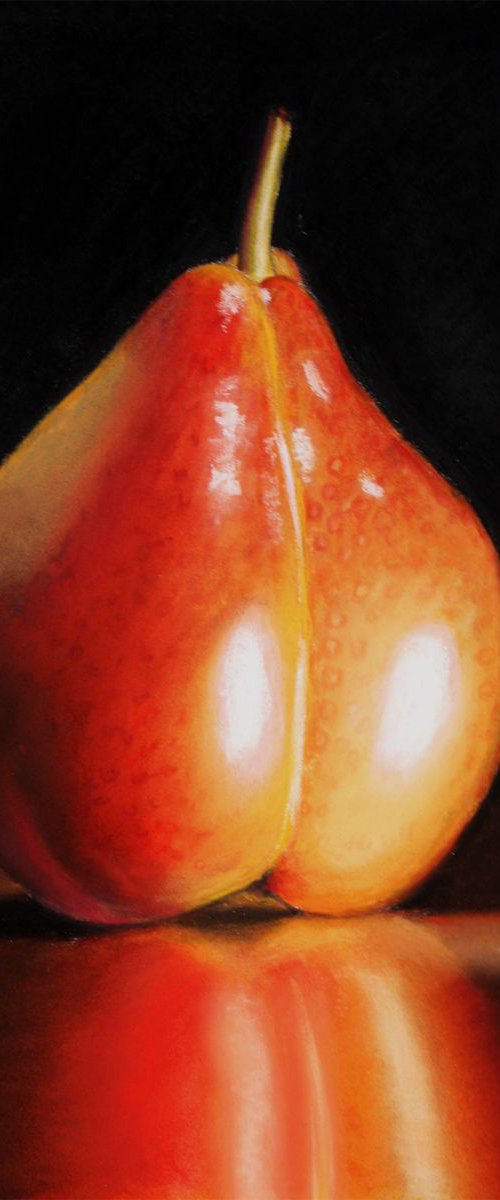 Red Pear by Dietrich Moravec