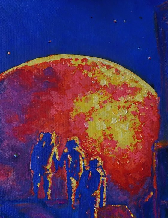 Red Ball in Space
