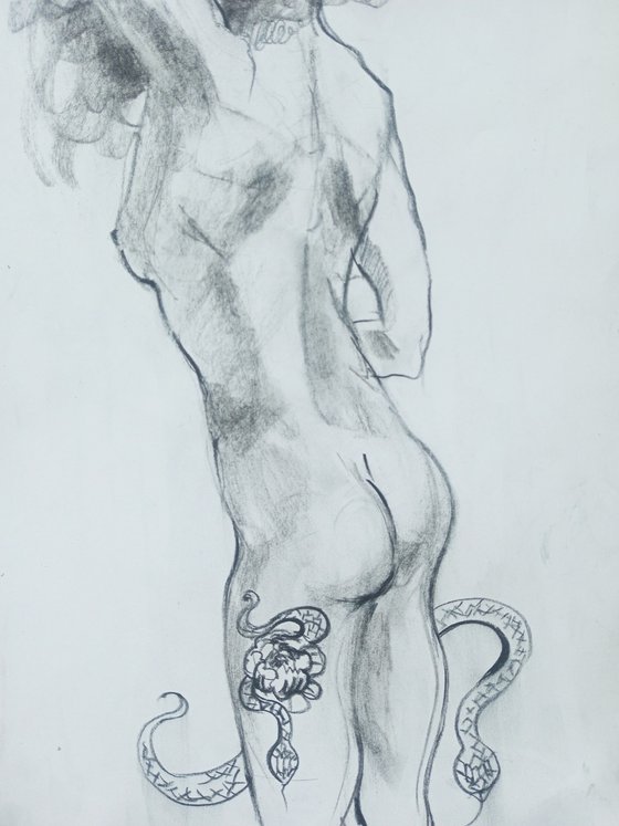 FLYING TATTOOS nude sketch 04