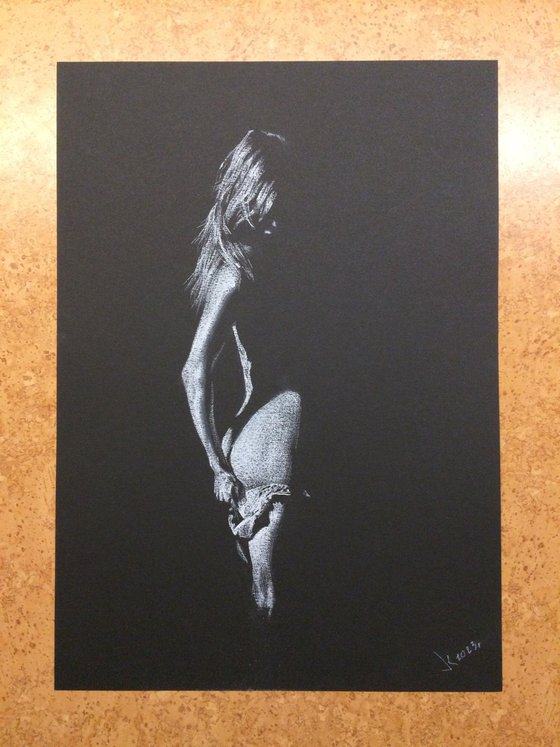 Nude noir #292 (21X29)cm