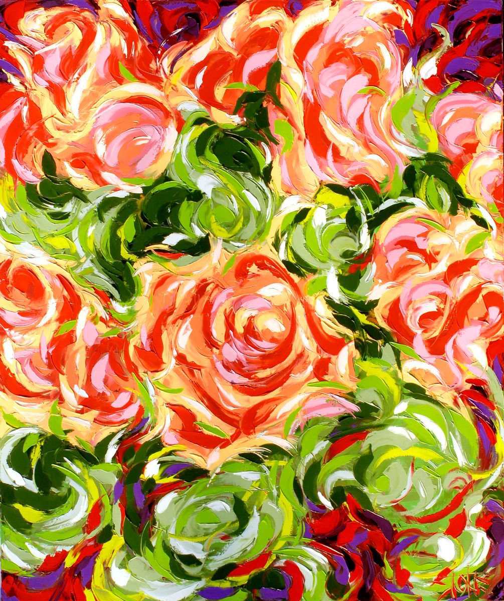 Petal Dance By Bill Stone, 60 X 72, Artwork For Sale On Artfinder