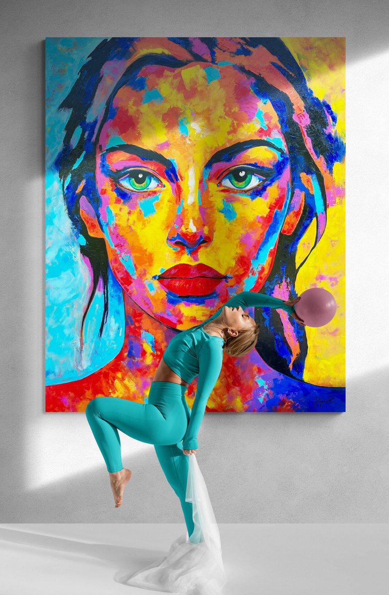  The Power Of Silence By Julijana Ravbar, 47 X 59, Artwork For Sale On Artfinder