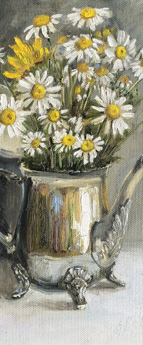 Chamomile wild flowers by Leyla Demir