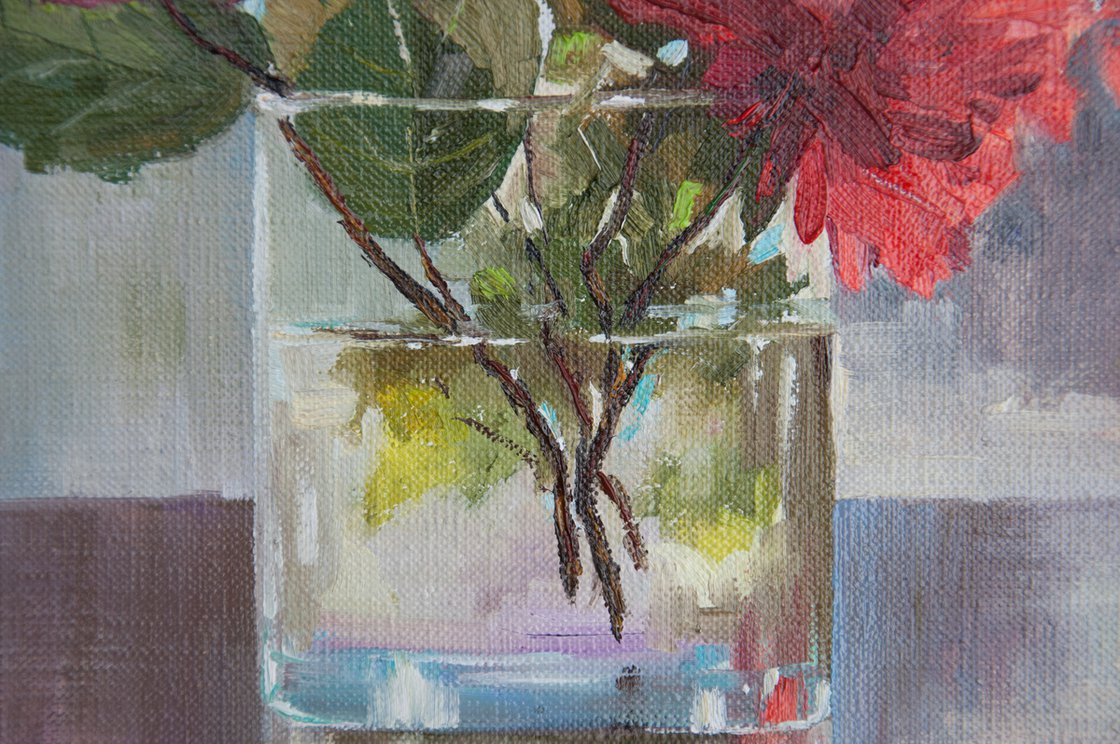 藁葺き屋根の絵画　美山町の春　F3号　油絵　画家　額入　山麓　田舎　自然 藁葺き屋根の絵画 美山町の春 F3号 油絵 画家 額入 山麓 田舎