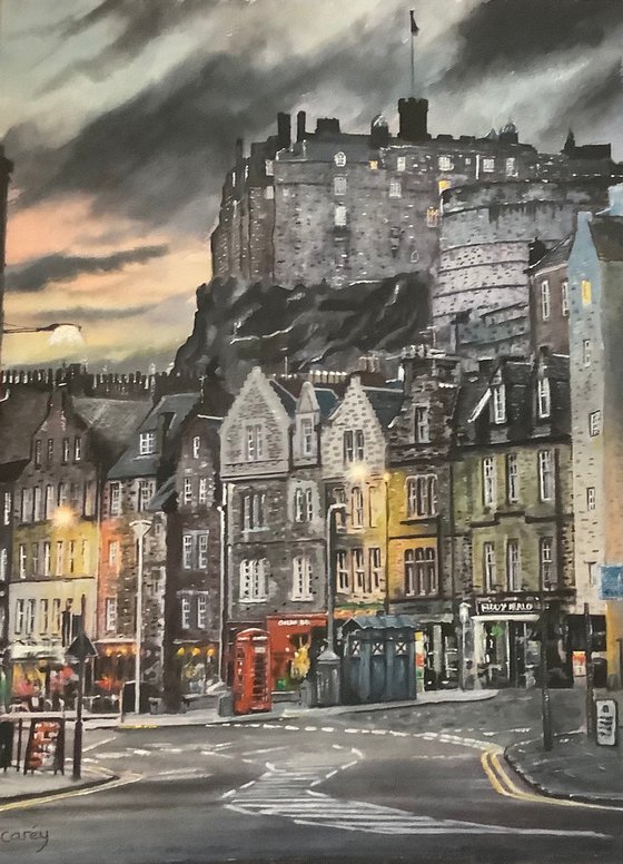 Original painting Edinburgh