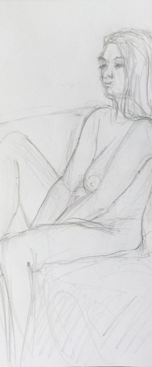 Sketch of Human body. Woman.10 by Mag Verkhovets