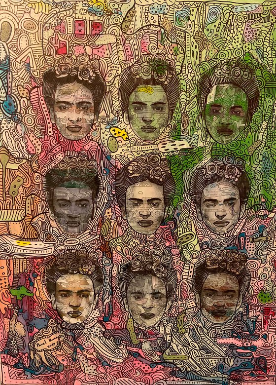 9 sisters of Frida Kahlo.