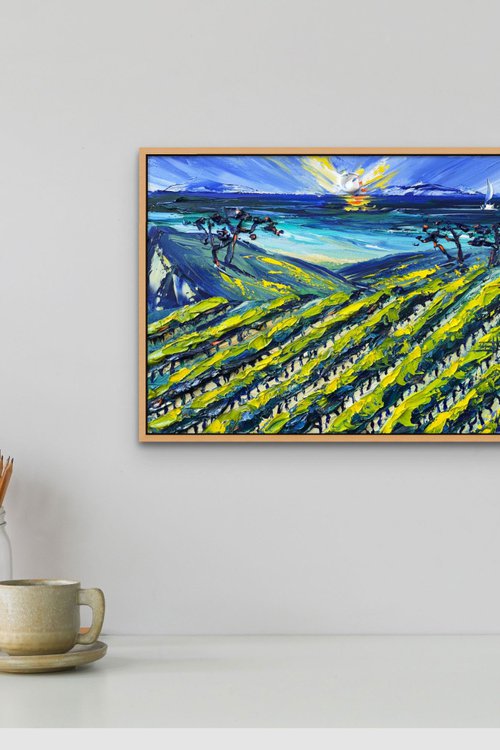 A Winery in Santa Barbara by Lisa Elley