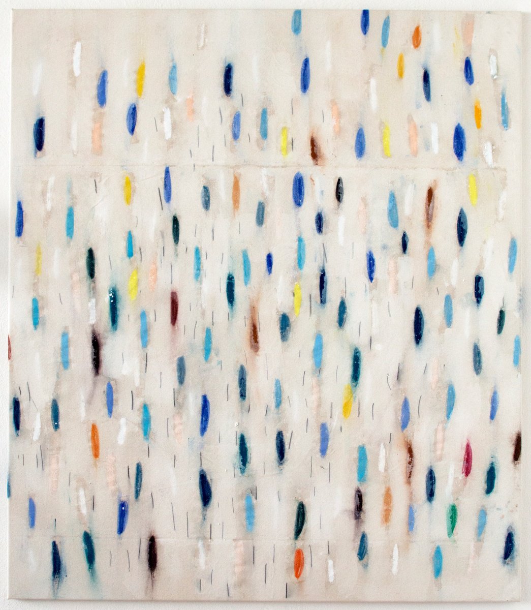 Expressive Abstract Painting By Petr Johan Marek, 51 X 59", Will-O