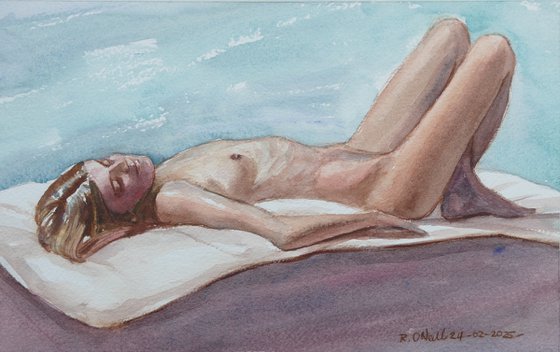 Reclining female nude