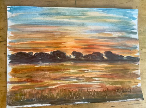 Sunset gazing
