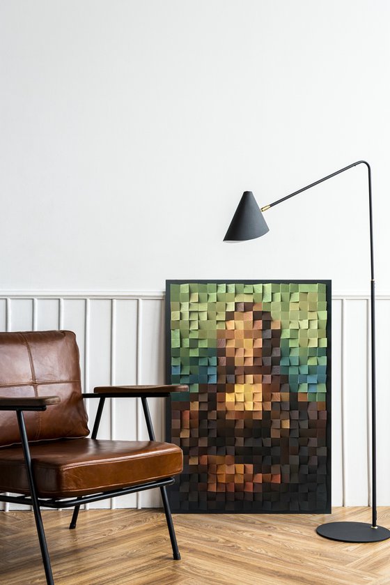 Wooden Art "Mona Lisa"