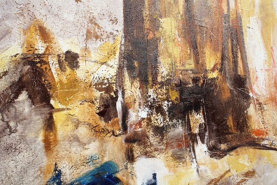 City, abstract painting