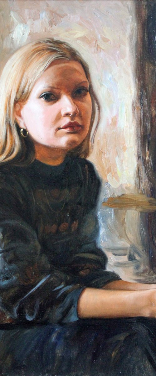 Portrait of Olga Nikolaevna by Simon Kozhin