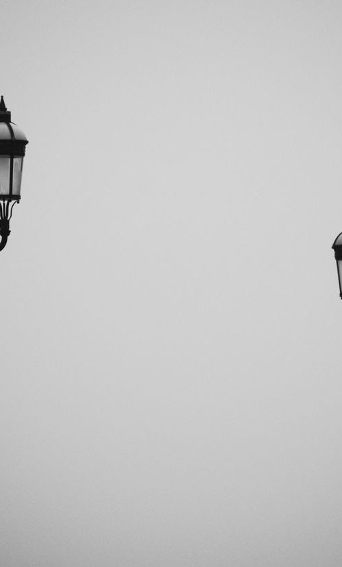 Lamps II, Battersea Bridge, London by Charles Brabin