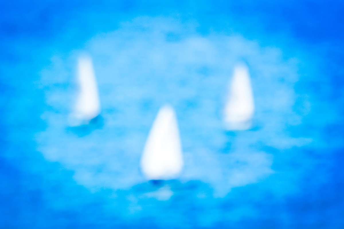 Photograph , 3 Sailboats By Tal Paz-Fridman, 40 X 28, Artwork For Sale On Artfinder