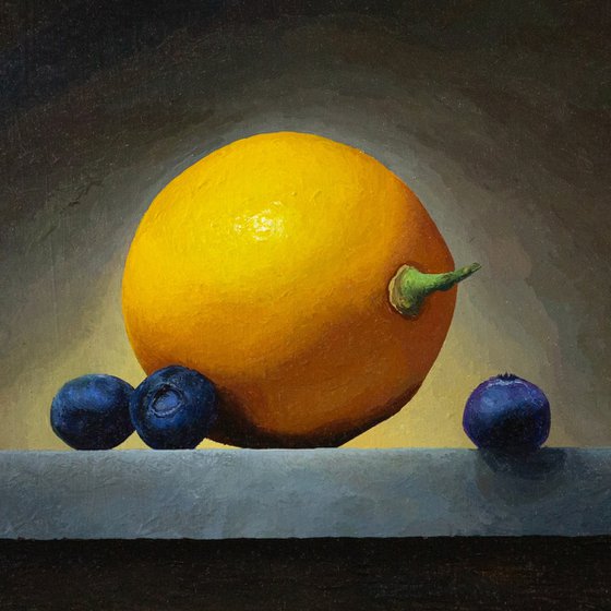 "Lemon and Blueberry"