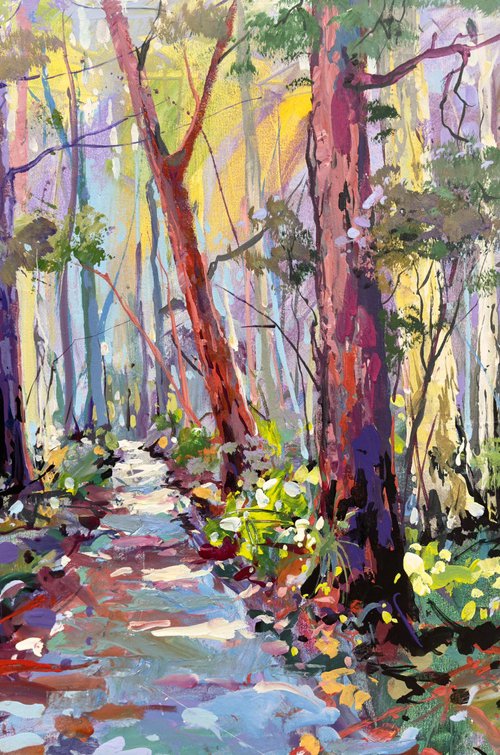 Forest Path 4 by Jos Coufreur