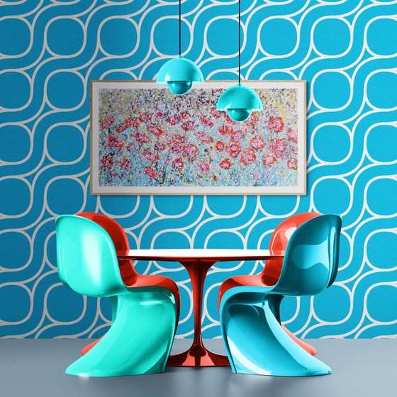 Cherry Red Poppy Meadow