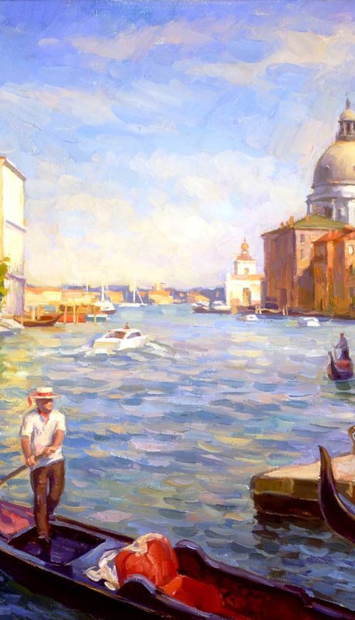 Venice. Grand canal, 46x63cm, 2006 by Serguei  Zlenko