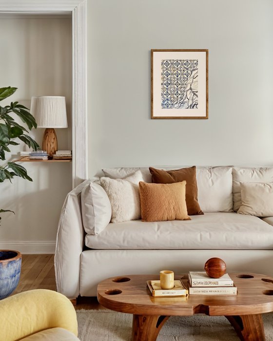 Floral Blue Azulejo Tiles Revealed