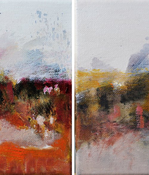 Morning mist (Diptych) by Cristian Valentich