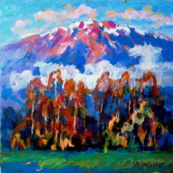 Autumn day in the Alps