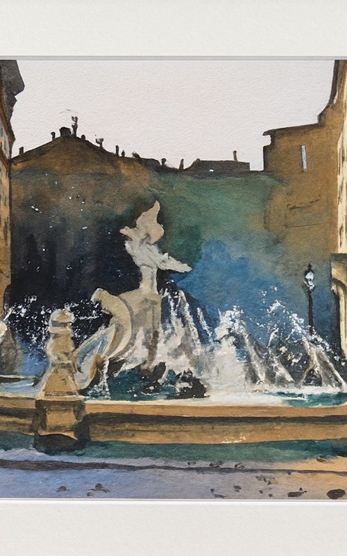 Fountain of the four rivers by Gerry Ludlow