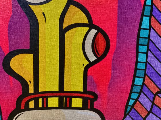 Yellow Submarine on Pink