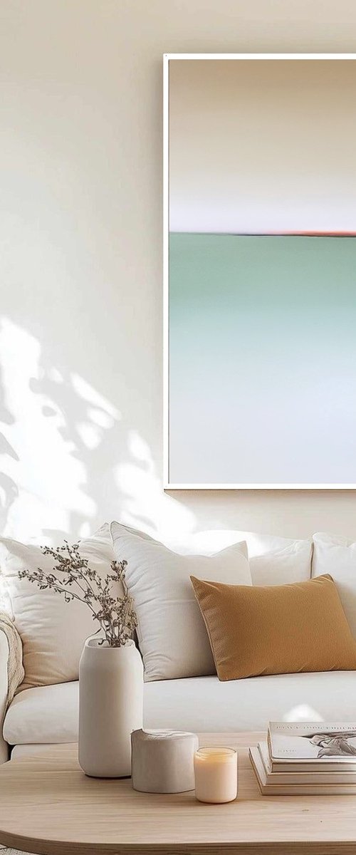 Horizon of Emotions Seascape by Larissa Uvarova