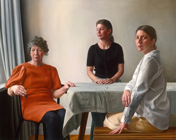 Three Women at a Table