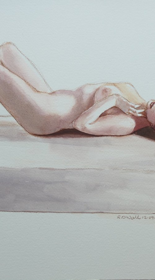Reclining female nude by Rory O’Neill