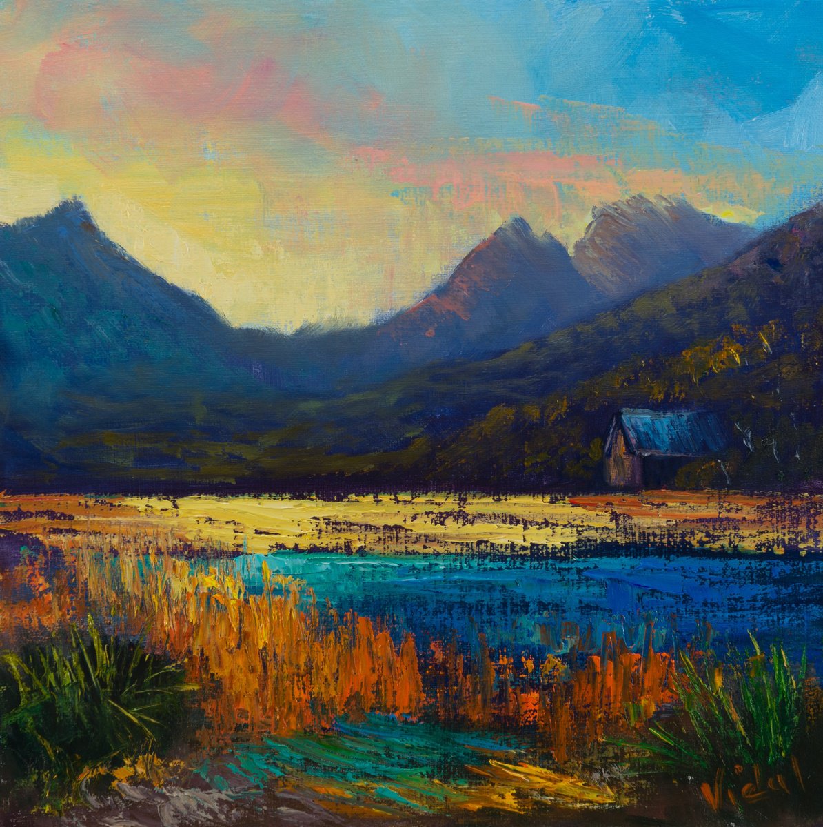 Cradle Mountain - Abstraction by Christopher Vidal