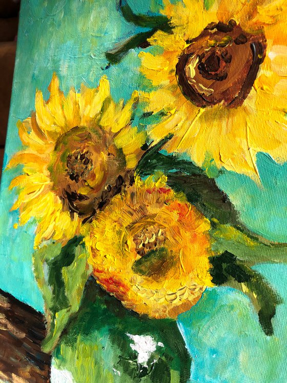 Van Gogh’s sunflowers