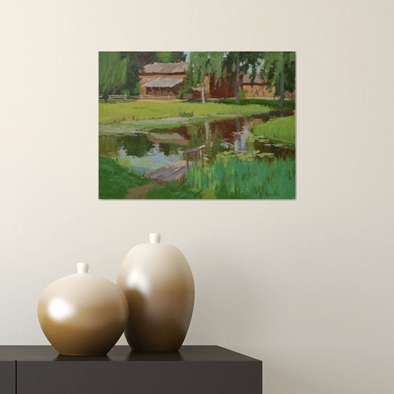 Water lily pond