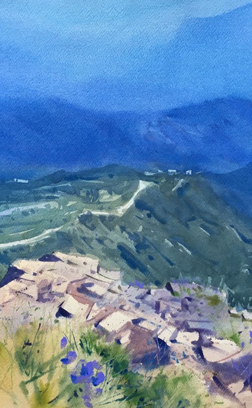 View from mountain Hoverla by Andrii Kovalyk