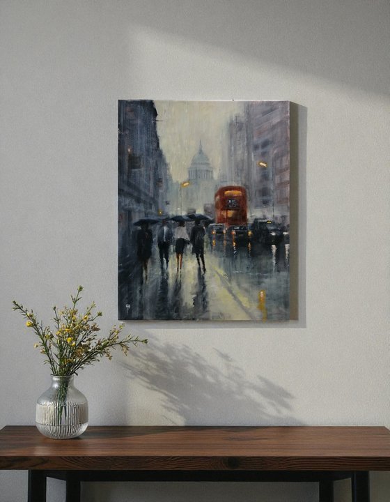 Heading for St Paul's Cathedral, London