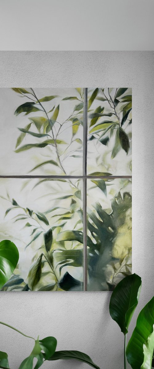 «A garden in your soul» 100х70 cm, (2024) by Alisa Diakova