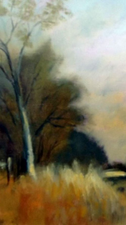 NORFOLK LANDSCAPE (After Seago) by BARBARA  HARLOW