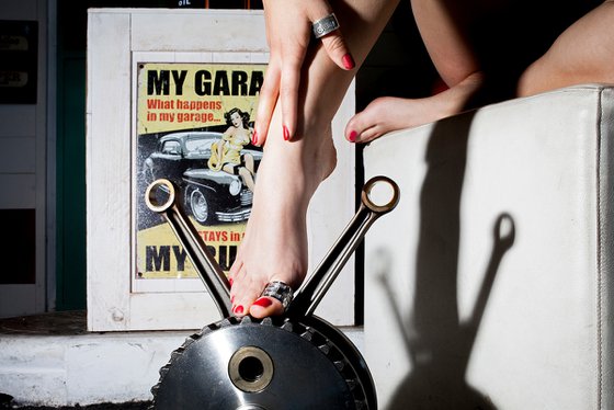 Feet And Motorcycle #2