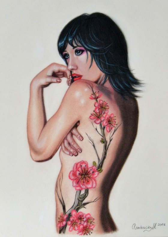 "Tattooed girl"