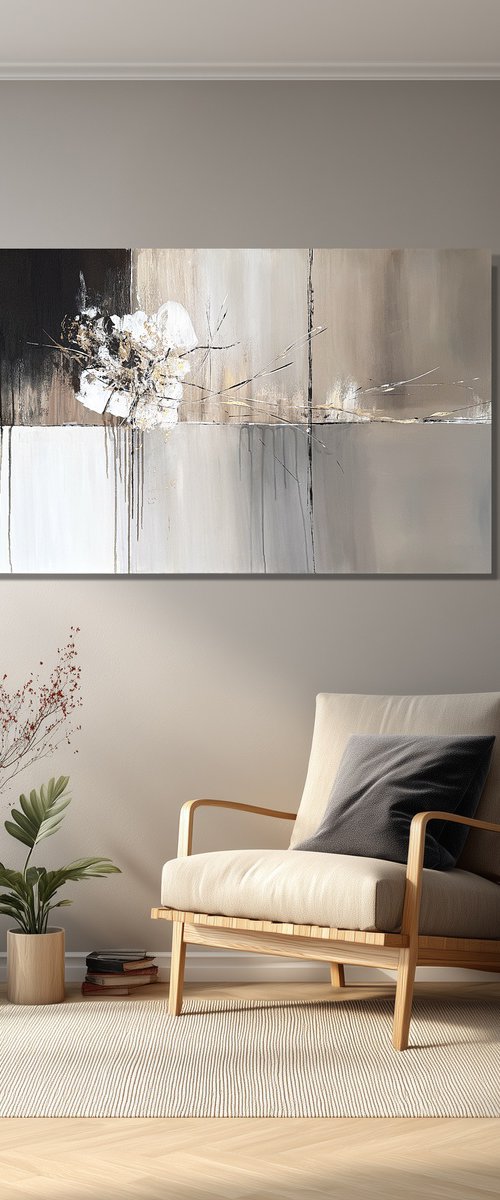 Grey gold in Structure by Tatiana Malinovscaia