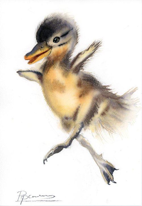 Baby duckling by Olga Tchefranov (Shefranov)