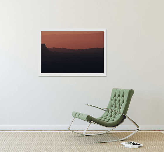 Sunrise over Ramon crater #8 | Limited Edition Fine Art Print 1 of 10 | 90 x 60 cm