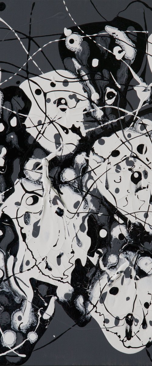 Monochrome Abstract 5 by Phil Smith