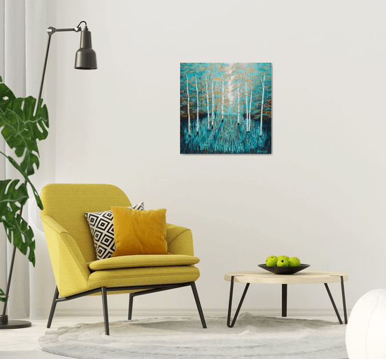 Golden Birch Wood