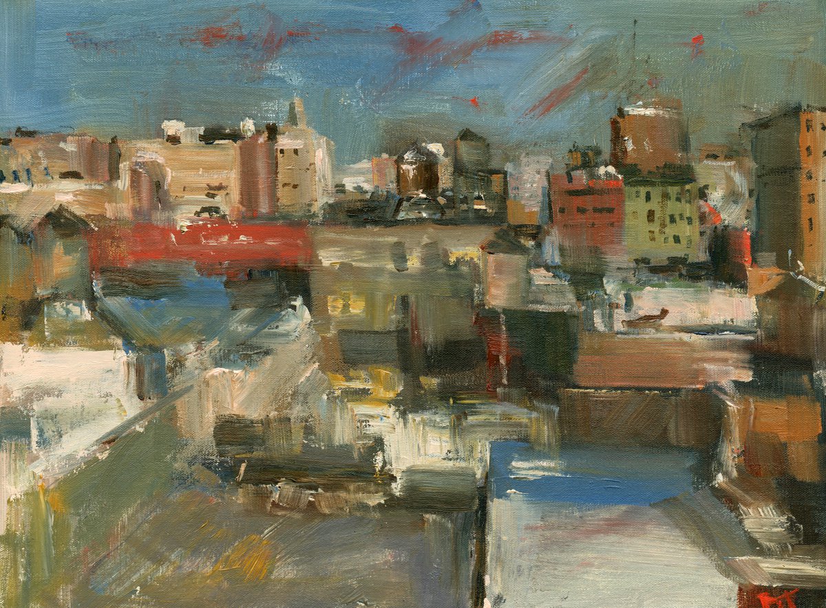 Sunlight and Buildings by Darren Thompson